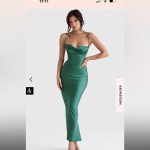 “Charmaine Maxi Corset Dress” from House of CB